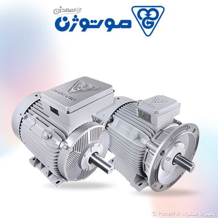 الکتروموتور موتوژن چدن سه فاز 750 دور